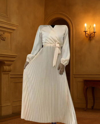 Elegant long A-line dress