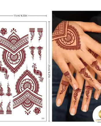 Henna Sticker Card (Different Figures. There may be a small variable in the figure)