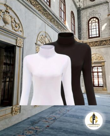 Thermal Lined Turtleneck Tops