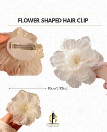 Flower Shaped Hair Clip
