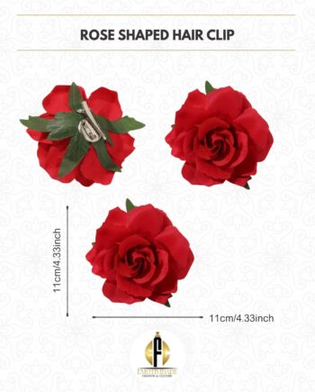 Rose Shaped Hair Clip